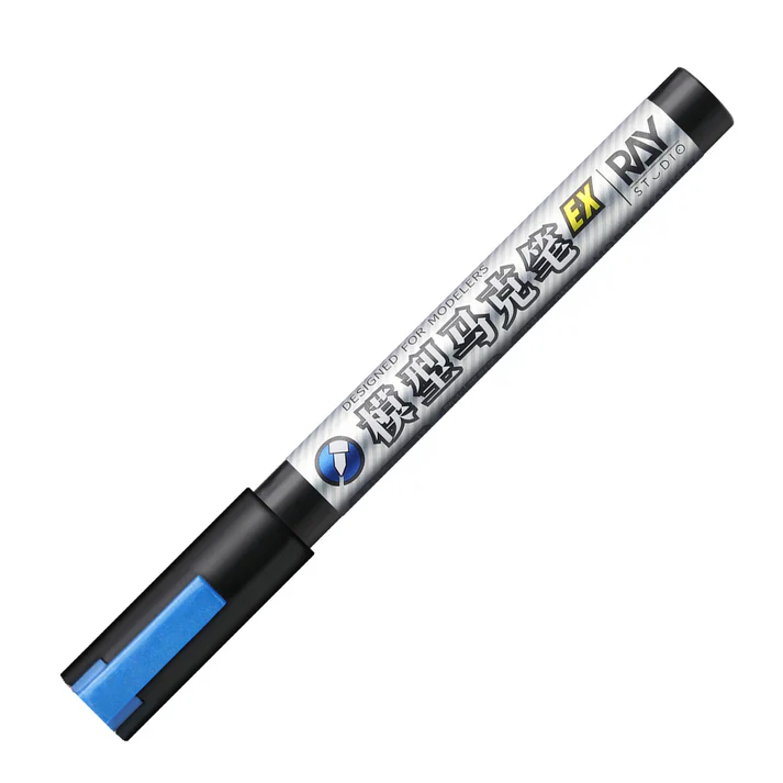Ray Studio Model Kit Metallic Model Marker EX Series - Metallic Cobalt Blue - Image 2