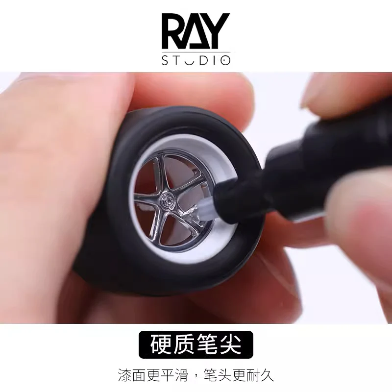 Ray Studio Model Kit RMEX-01M/01F Electroplated Silver Marker - Image 5