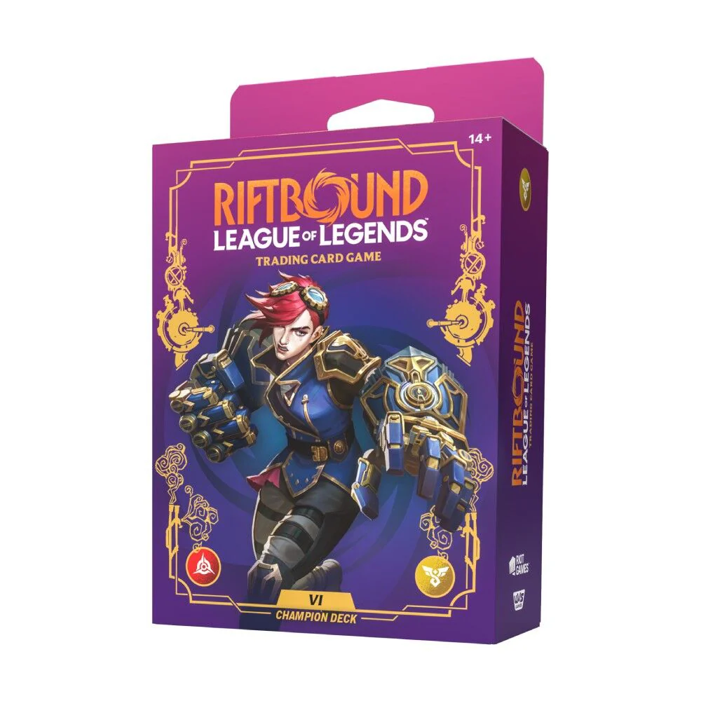 Riftbound: League of Legends TCG – Champion Deck Display – Unleashed: Vi (Pre-Order)