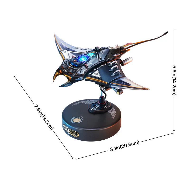 Robotime ROKR Manta Ray Mechanical 3D Puzzle Kit MI06 - Image 8