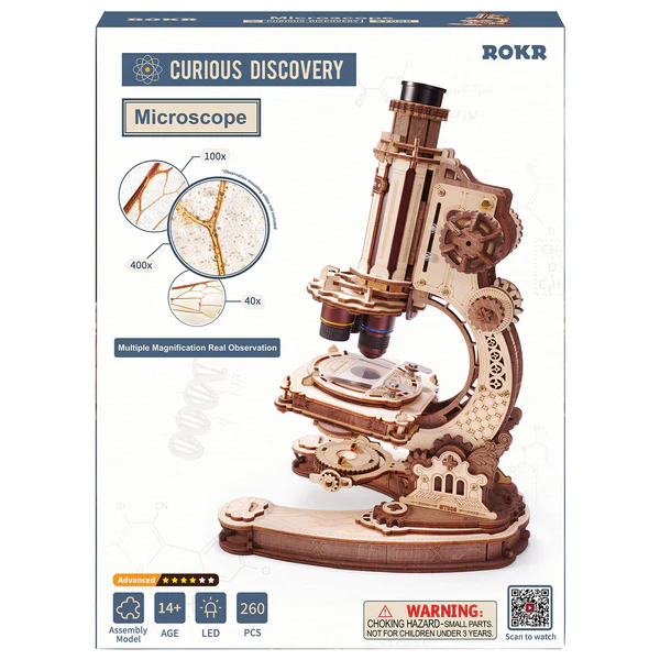 Robotime ROKR Microscope ST005 (Pre-Order) - Image 6