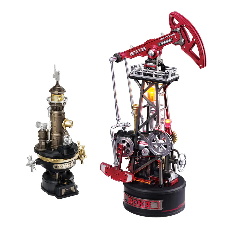 Robotime ROKR Oil Extractor Mechanical 3D Puzzle CGL03 - Image 7