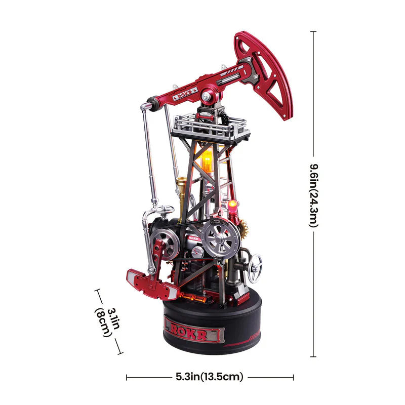 Robotime ROKR Oil Extractor Mechanical 3D Puzzle CGL03 - Image 9