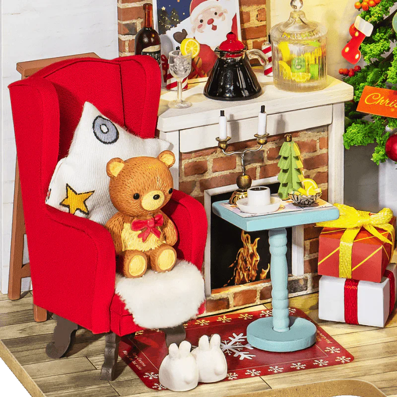 Robotime Rolife Christmas Snow House DG18 - Image 3