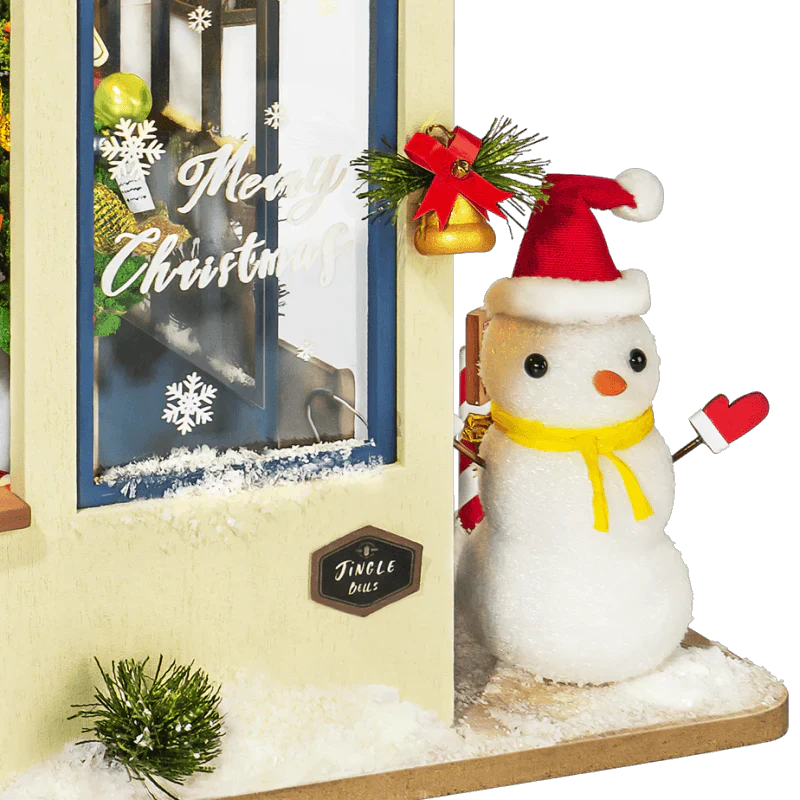 Robotime Rolife Christmas Snow House DG18 - Image 5