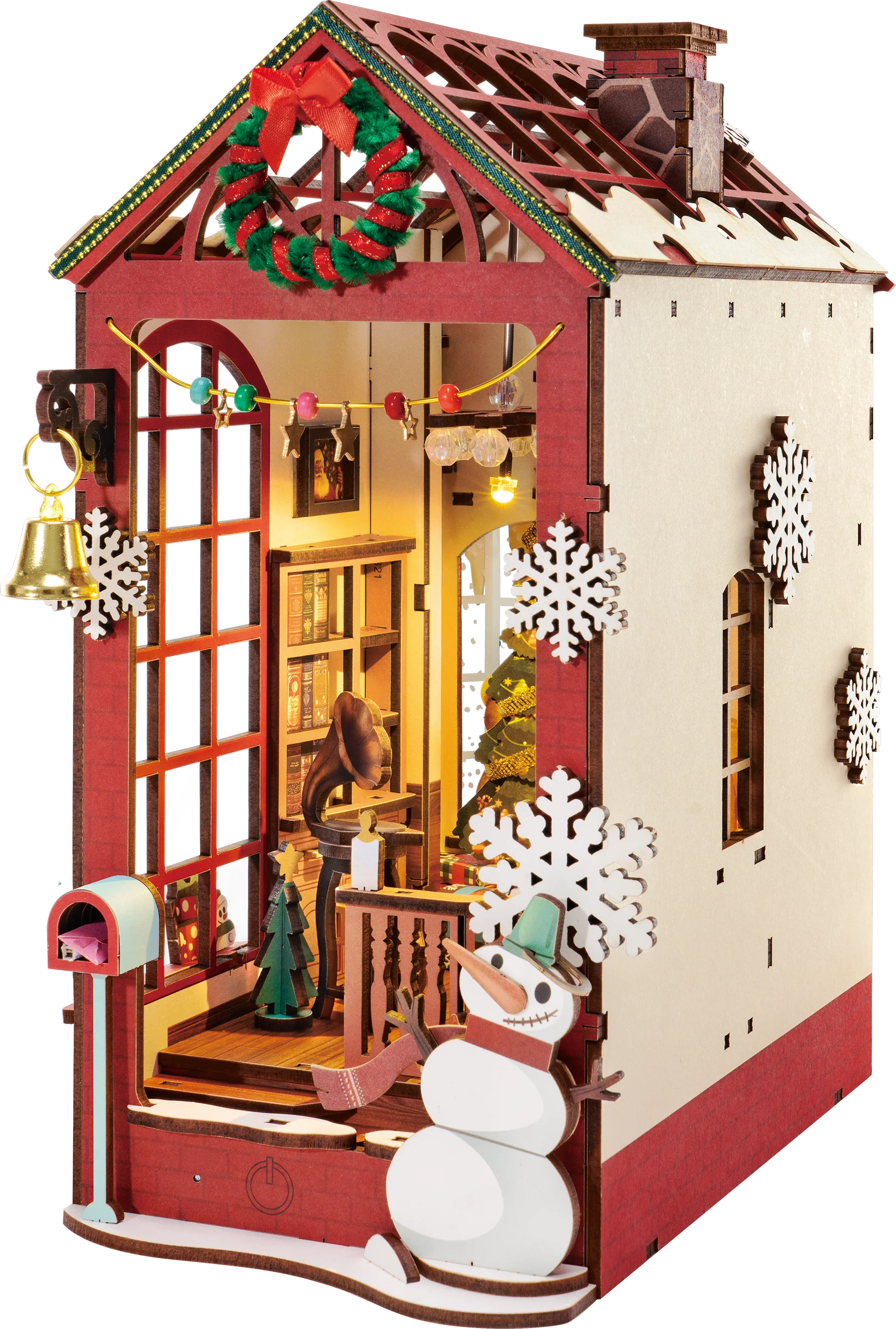 Robotime Rolife DIY Christmas Indoor Scene Book Nook Shelf Insert TGC07 - Image 6