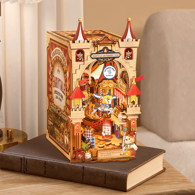 Robotime Rolife Fairytale Amusement Park DIY Book Nook TGB17 - Image 5