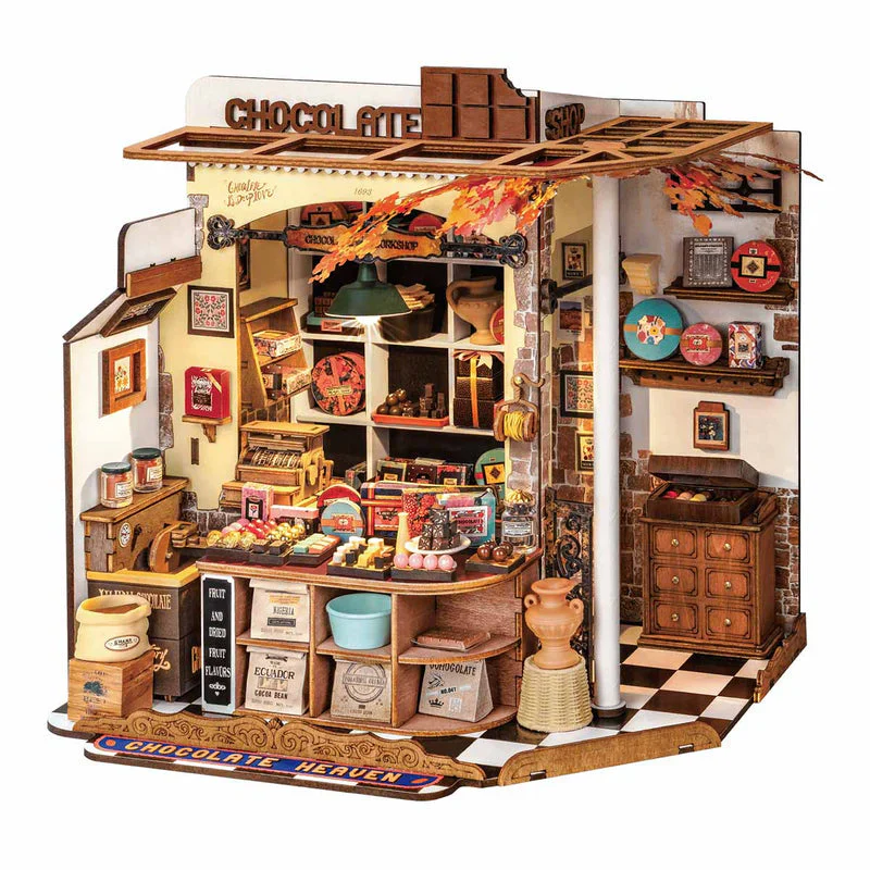 Robotime Rolife Henry's Chocolate DIY Miniature House DG174 (Back Order)