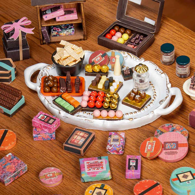 Robotime Rolife Henry's Chocolate DIY Miniature House DG174 (Back Order) - Image 5