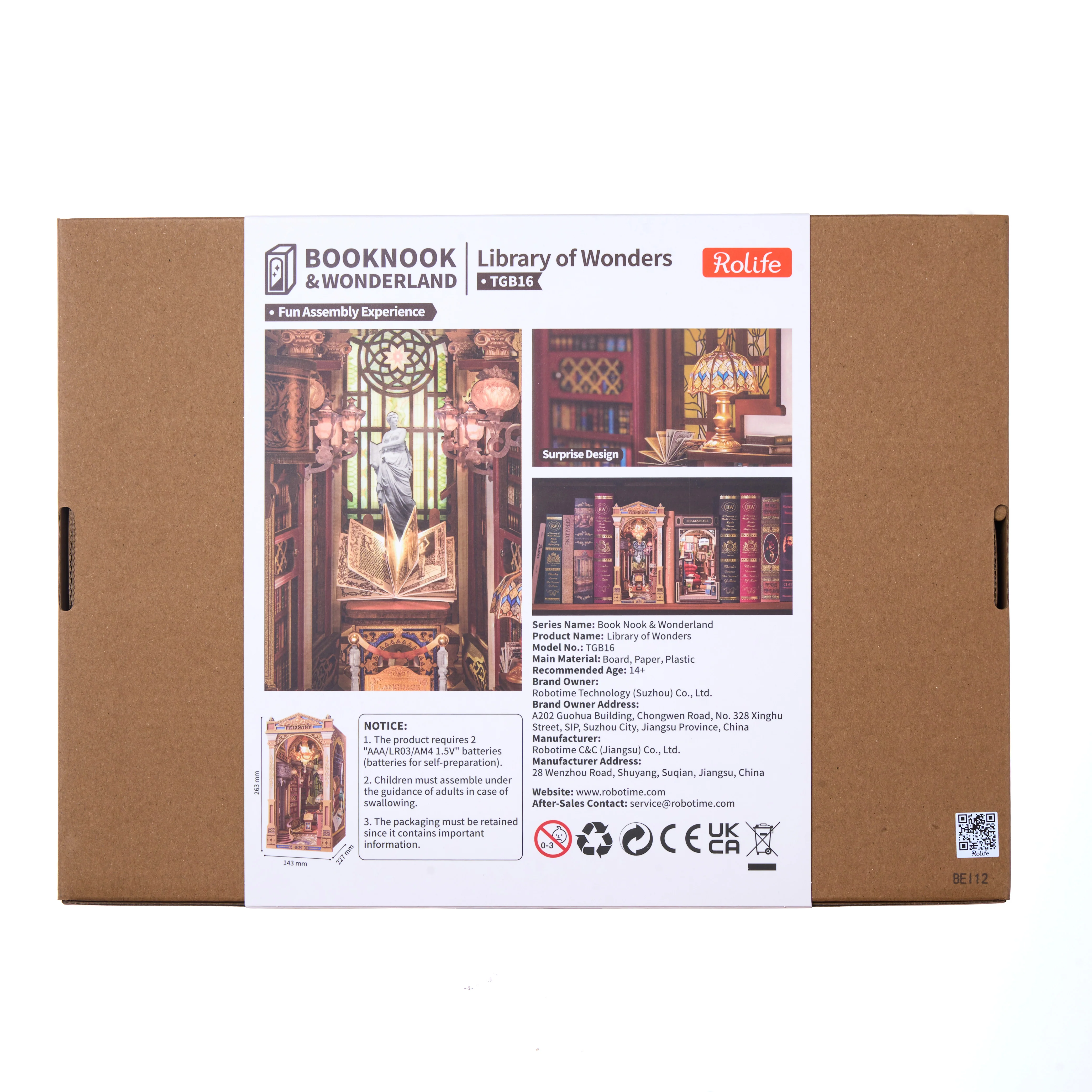Robotime Rolife Library of Wonders DIY Book Nook Shelf Insert TGB16 (Back Order) - Image 12