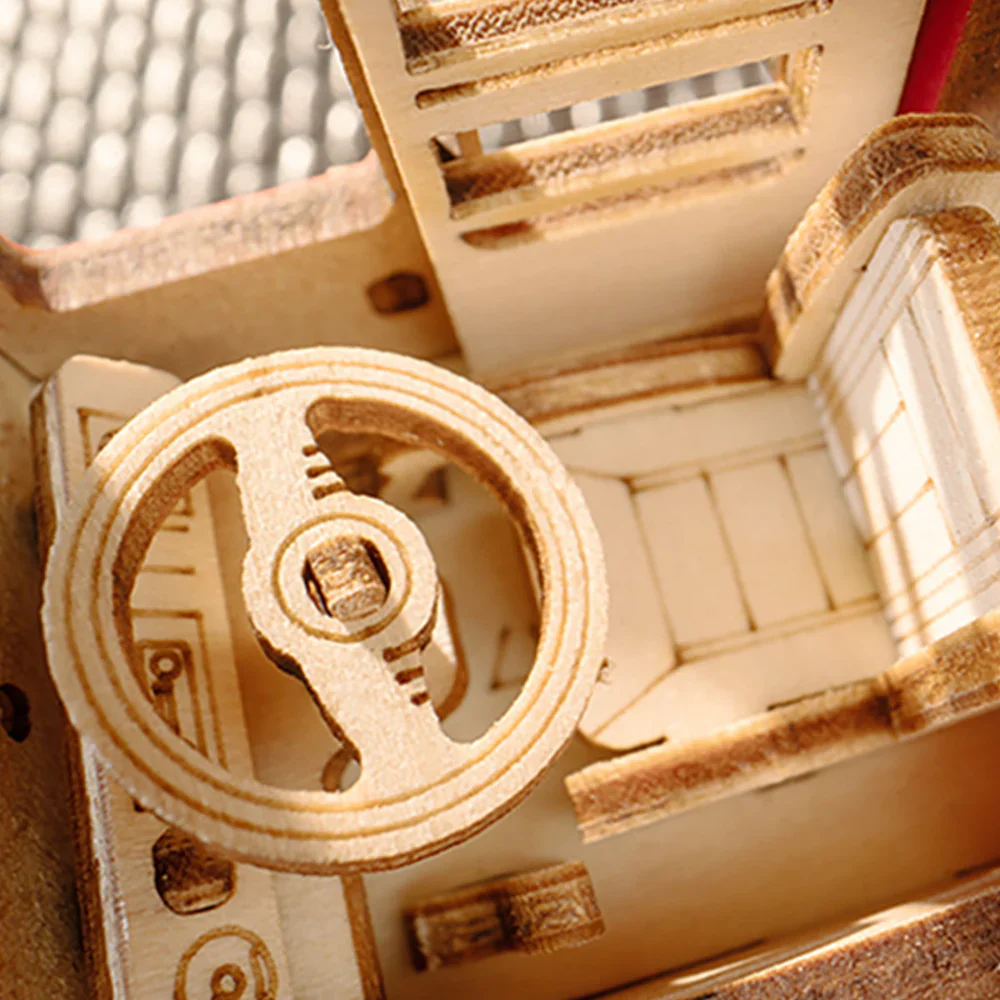 Robotime Rolife London Tour Bus 3D Wooden Puzzle TGM02 - Image 5