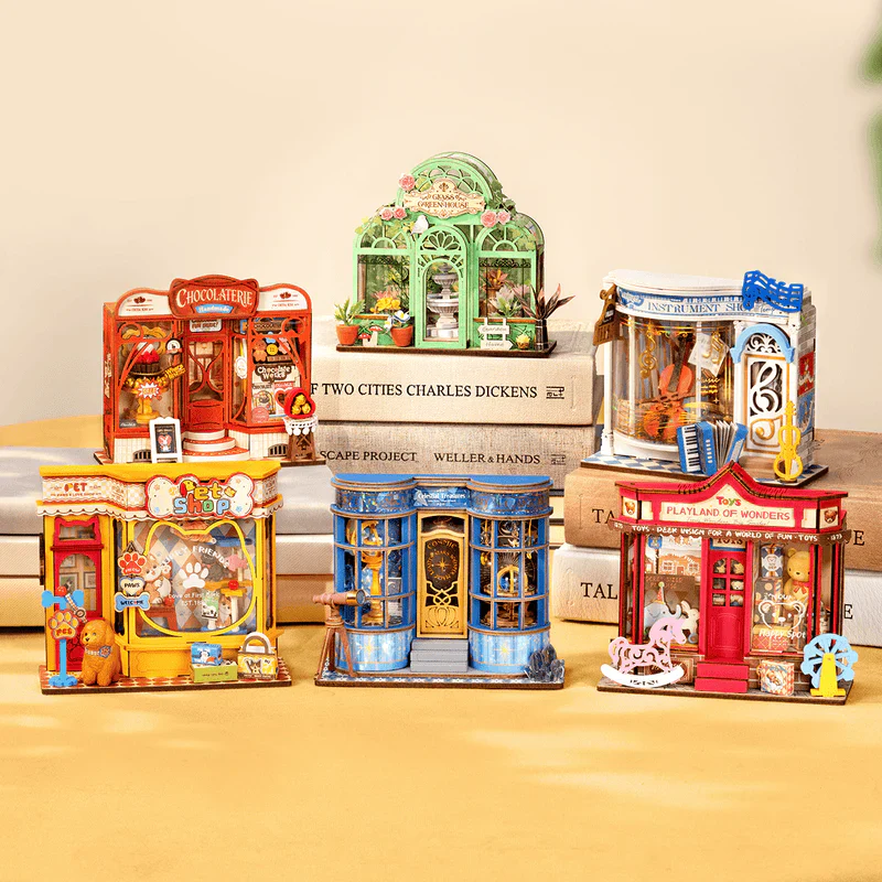 Robotime Rolife Melody Instrument Shop DIY Miniature House DS047 (Pre-Order) - Image 3