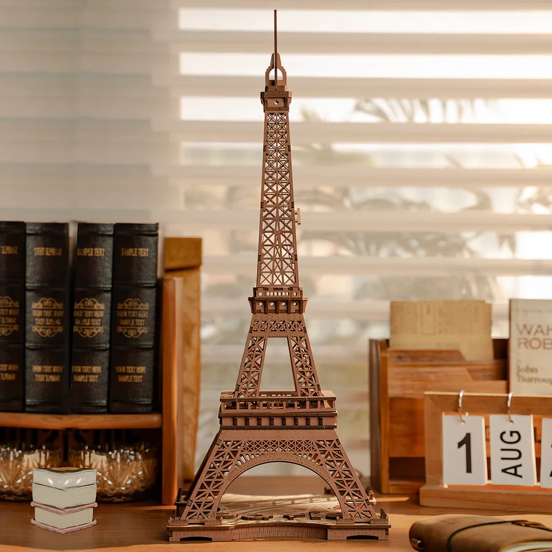 Robotime Rolife Night of the Eiffel Tower 3D Wooden Puzzle TGL01 - Image 6