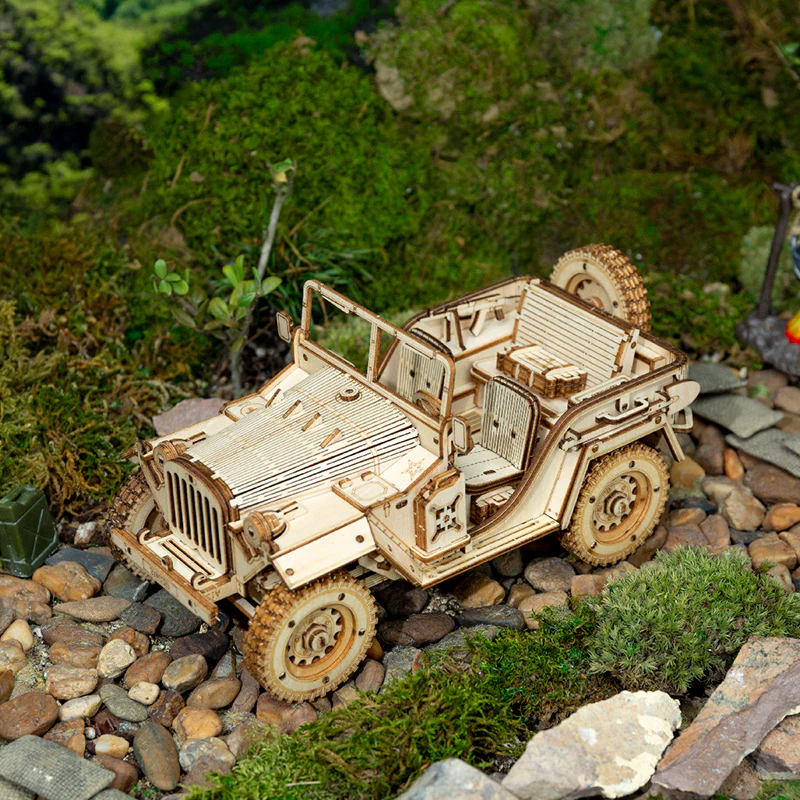Robotime ROKR Army Field Car MC701 - Image 2
