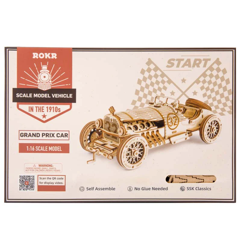 Robotime ROKR Grand Prix Car MC401-1:16 Scale Model - Image 4
