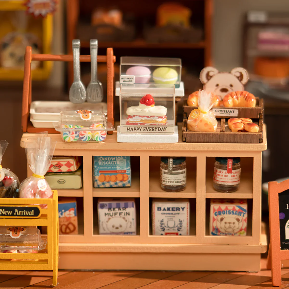 Robotime Rolife Becka's Baking House DIY Miniature House Kit DG161 - Image 4