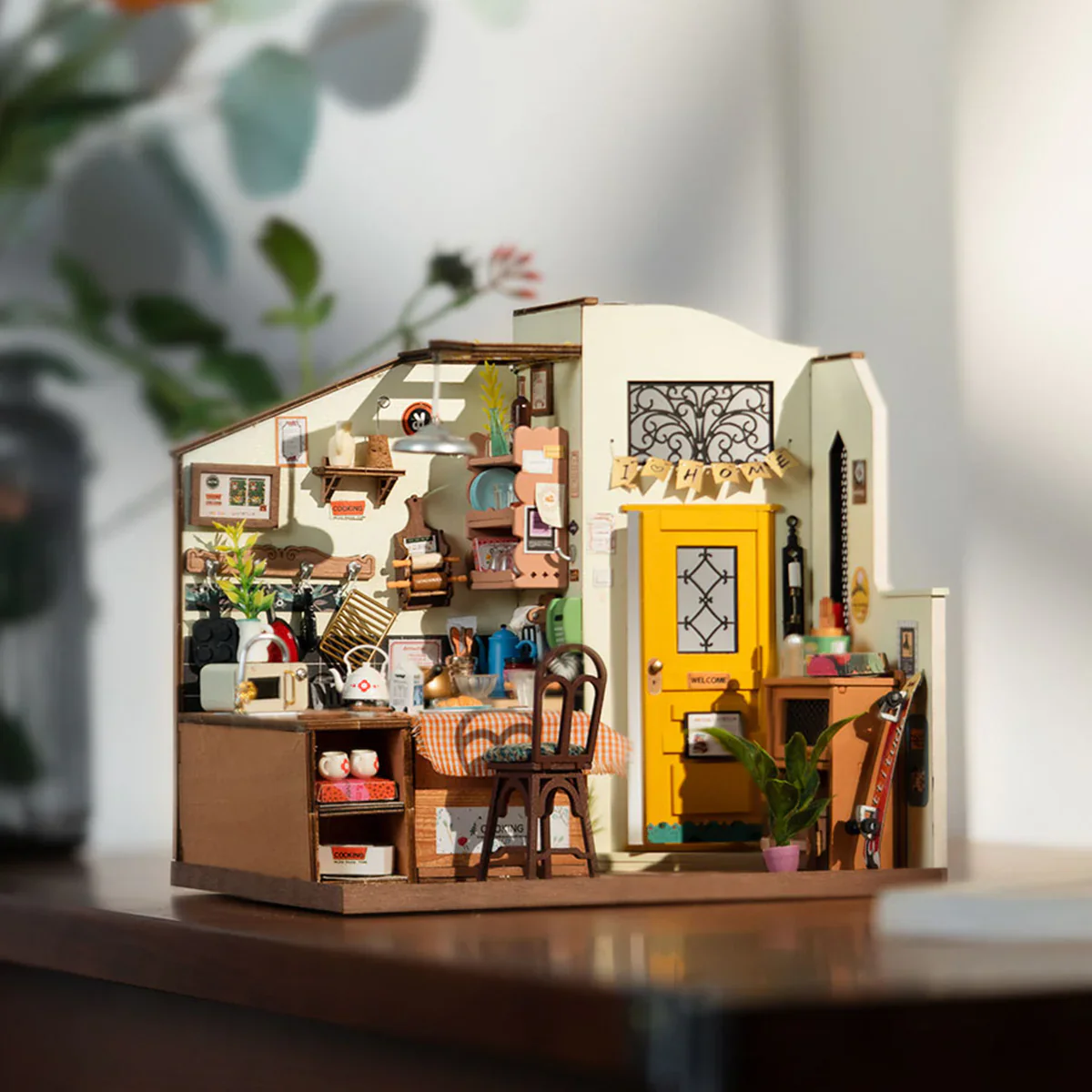 Robotime Rolife Cozy Kitchen DIY Miniature House DG159 - Image 2