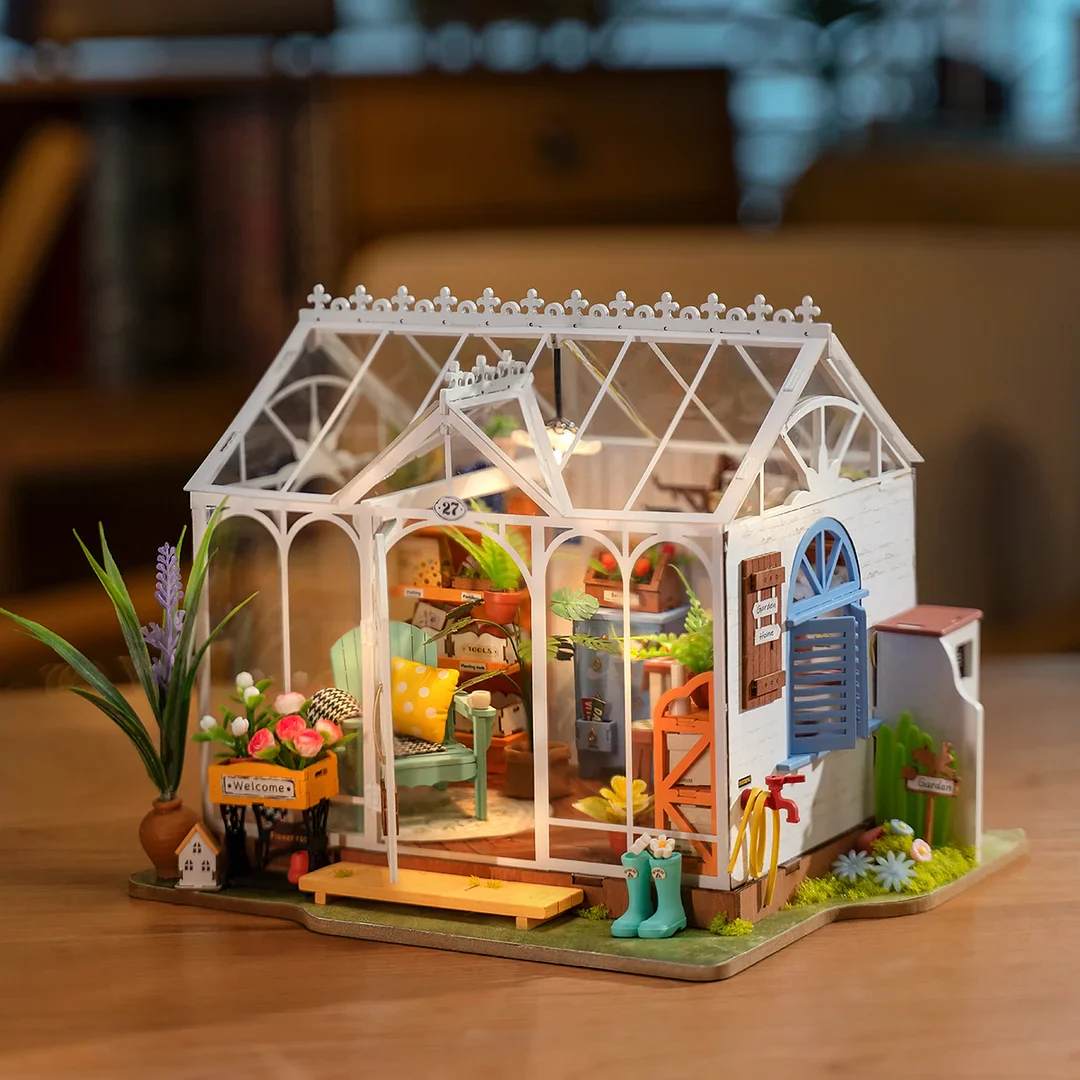 Robotime Rolife Dreamy Garden House DIY Miniature House Kit DG163 - Image 2