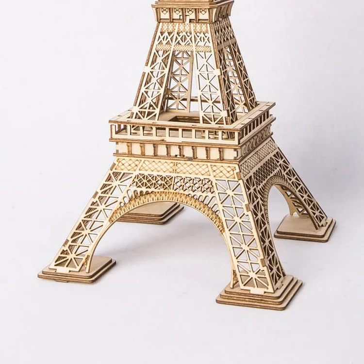 Robotime Rolife Eiffel Tower TG501 Architecture 3D Wooden Puzzle - Image 4