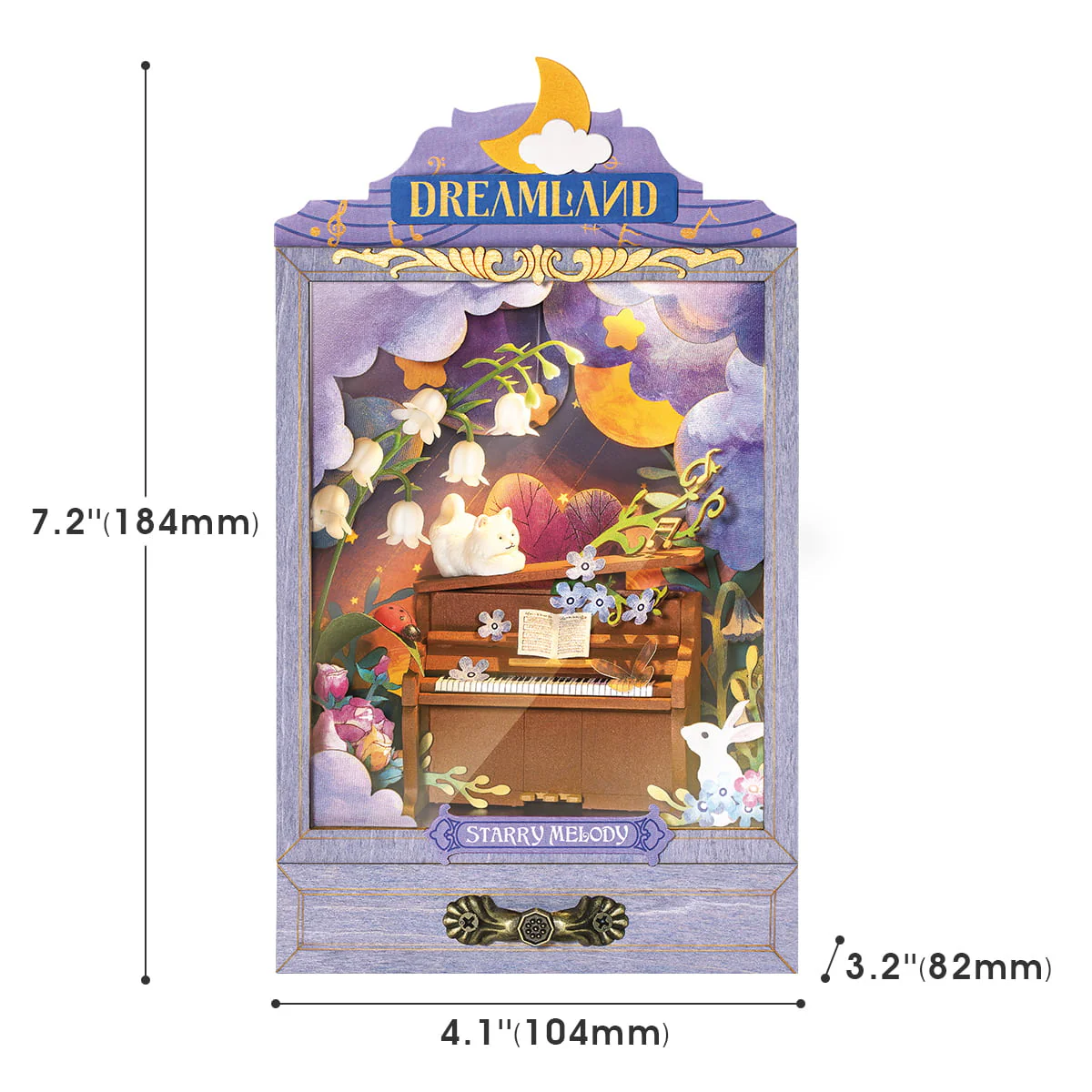 Robotime Rolife Starry Melody DIY Dollhouse Box Theater DS025 - Image 5