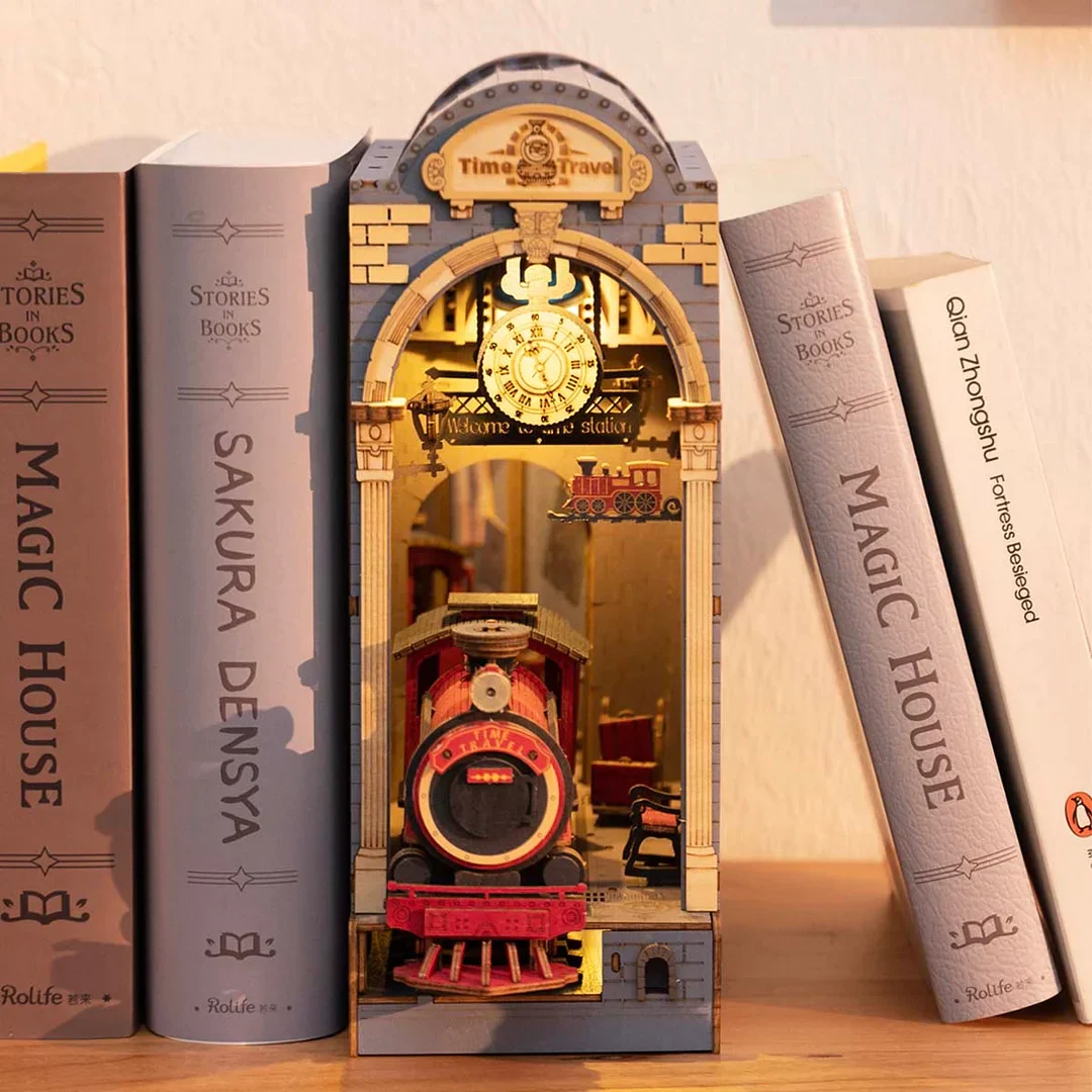 Robotime Rolife Time Travel DIY Book Nook Shelf Insert TGB04 (Back Order) - Image 2