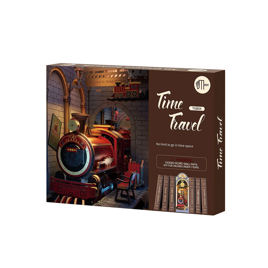 Robotime Rolife Time Travel DIY Book Nook Shelf Insert TGB04 (Back Order) - Image 7