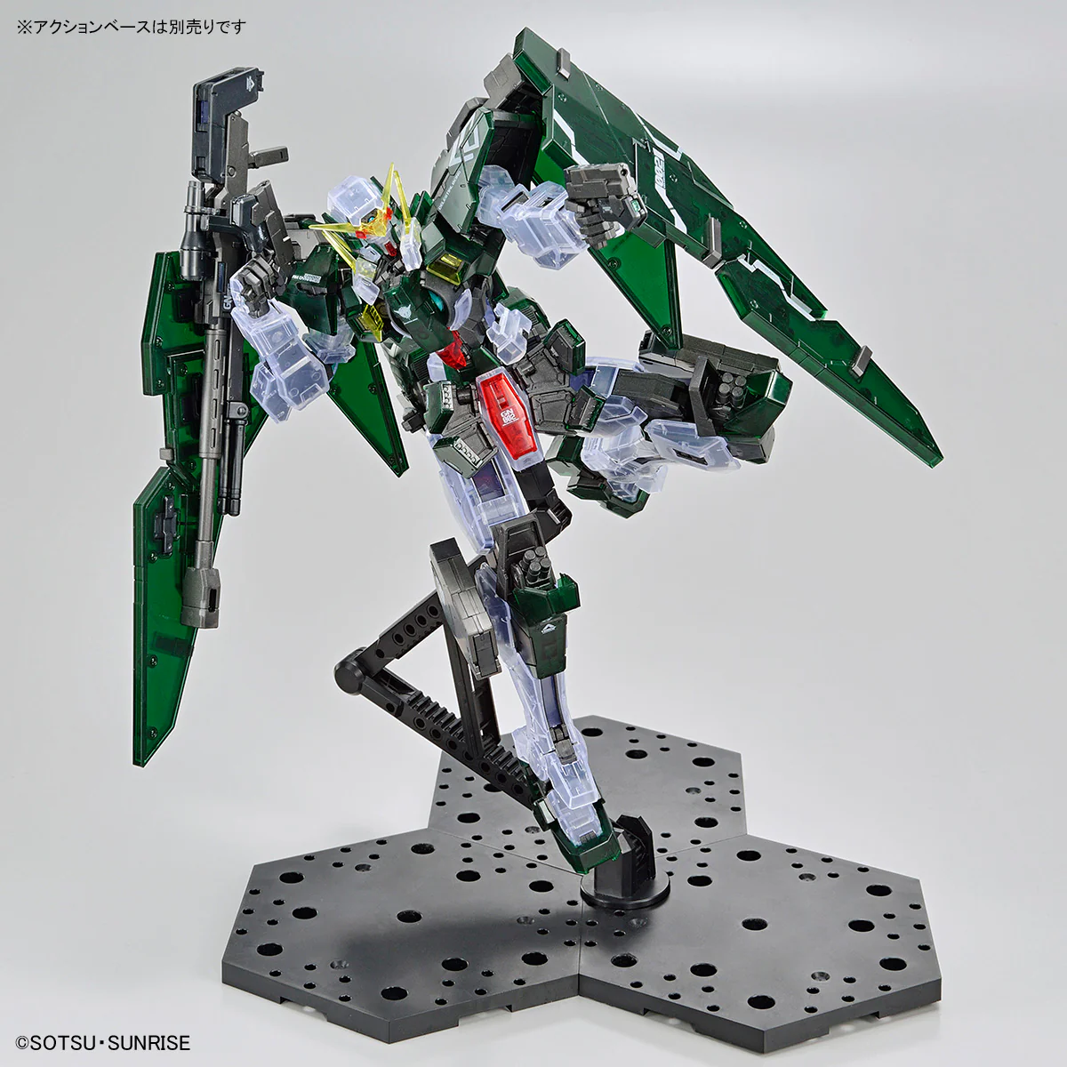 (THE GUNDAM BASE LIMITED) GUNDAM - MG 1/100 GN-002 GUNDAM DYNAMES [CLEAR COLOR] - Image 4