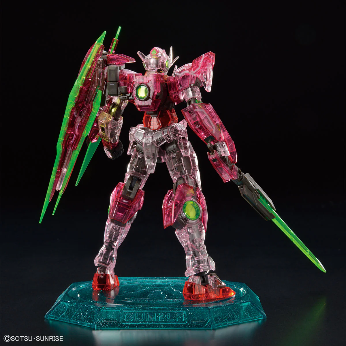 (THE GUNDAM BASE LIMITED) GUNDAM - RG 1/144 00 QAN[T][TRANS-AM CLEAR] - Image 4
