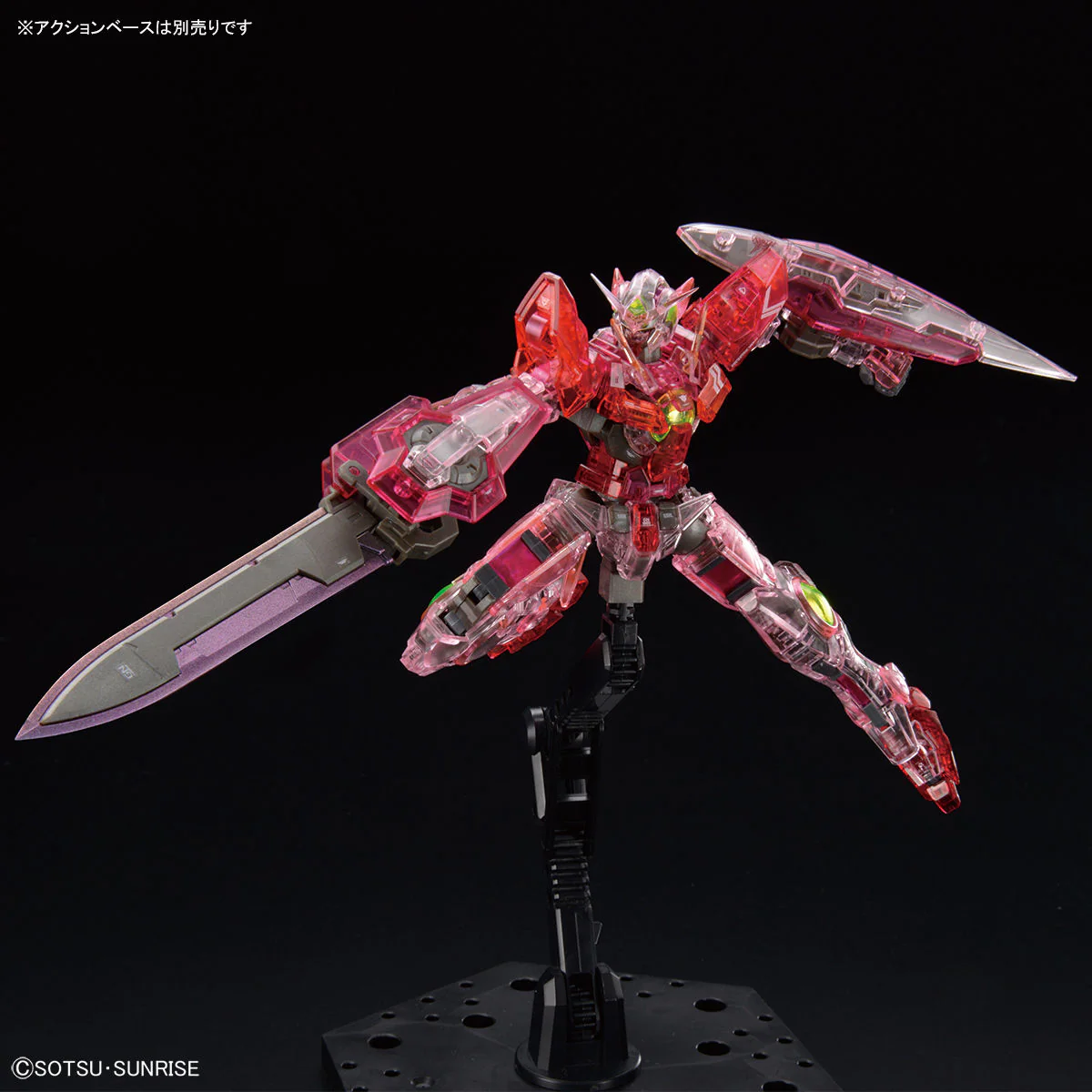 (THE GUNDAM BASE LIMITED) GUNDAM - RG 1/144 GUNDAM EXIA [TRANS-AM CLEAR] - Image 3