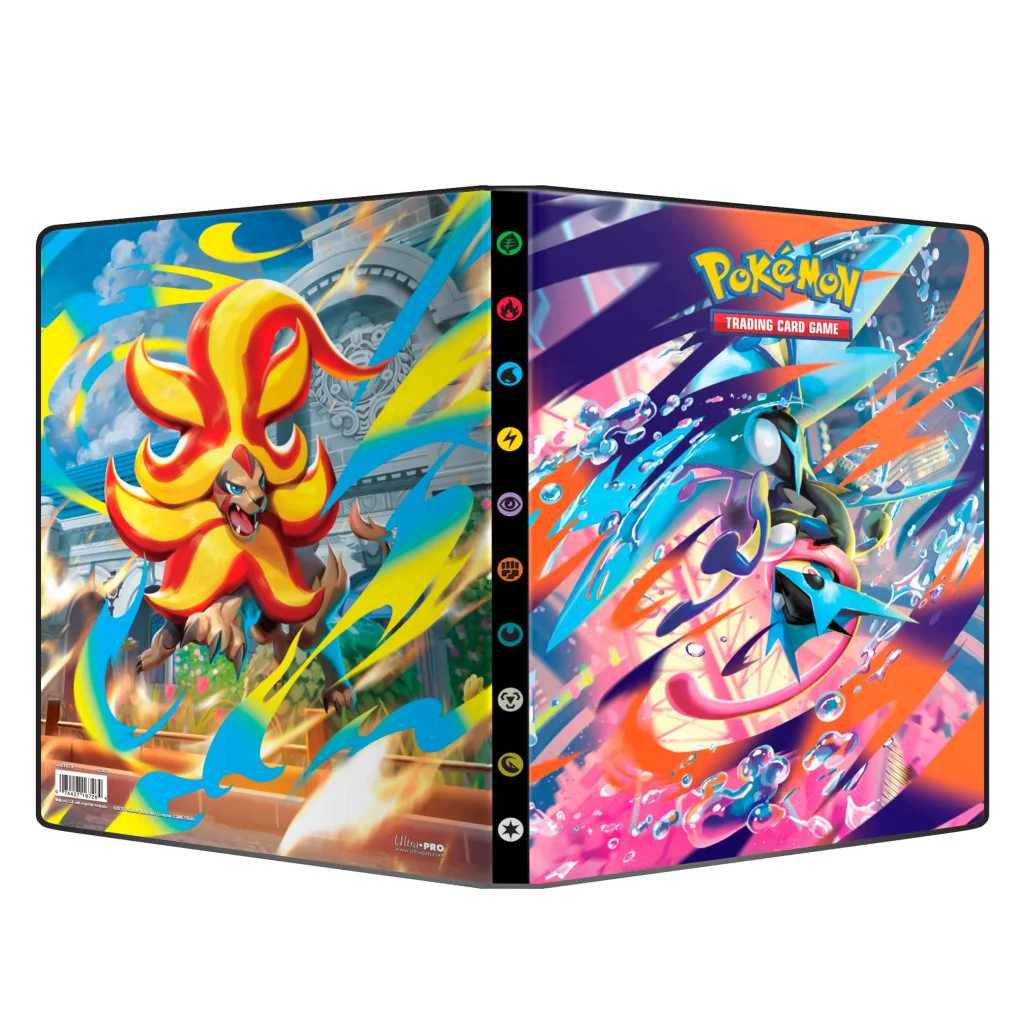 Ultra Pro - Pokemon TCG Mega Evolution Chaos Rising 9-Pocket Portfolio - Image 3