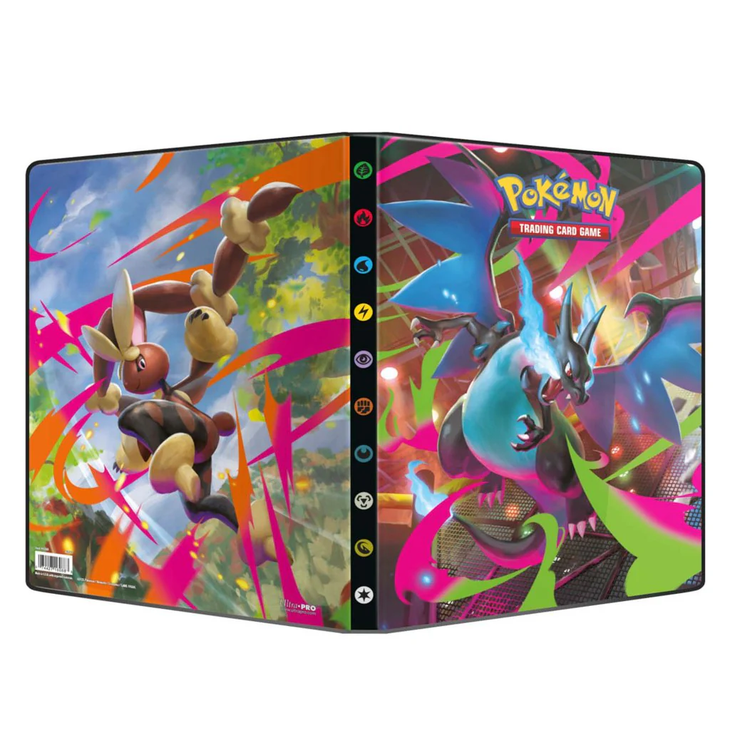 Ultra Pro Pokemon TCG Mega Evolution Phantasmal Flames 9-Pocket Portfolio - Image 2