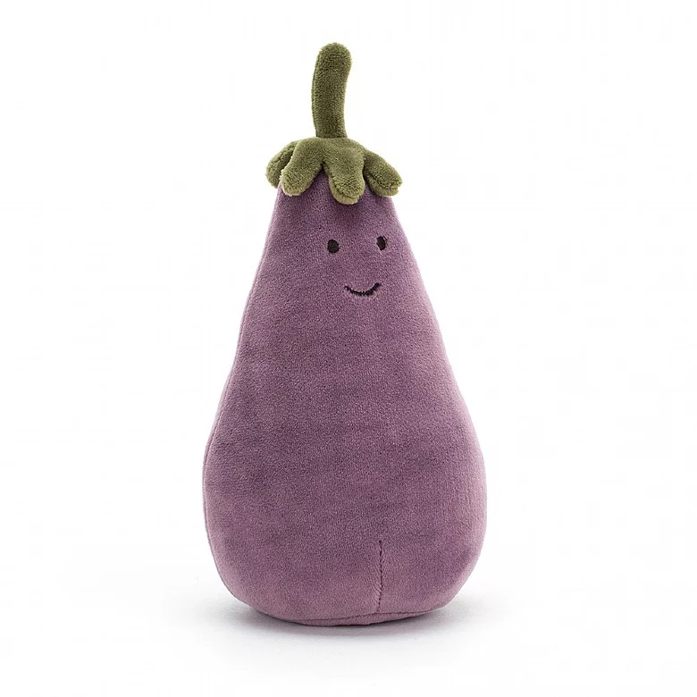 JELLYCAT VIVACIOUS VEGETABLE AUBERGINE(EGGPLANT) PURPLE 17X8X8 CM