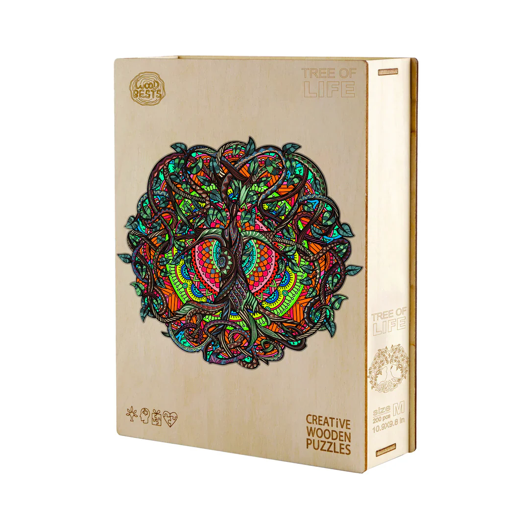 Woodbests - Tree Of Life Wooden Jigsaw Puzzle (160-200pcs) - Image 4