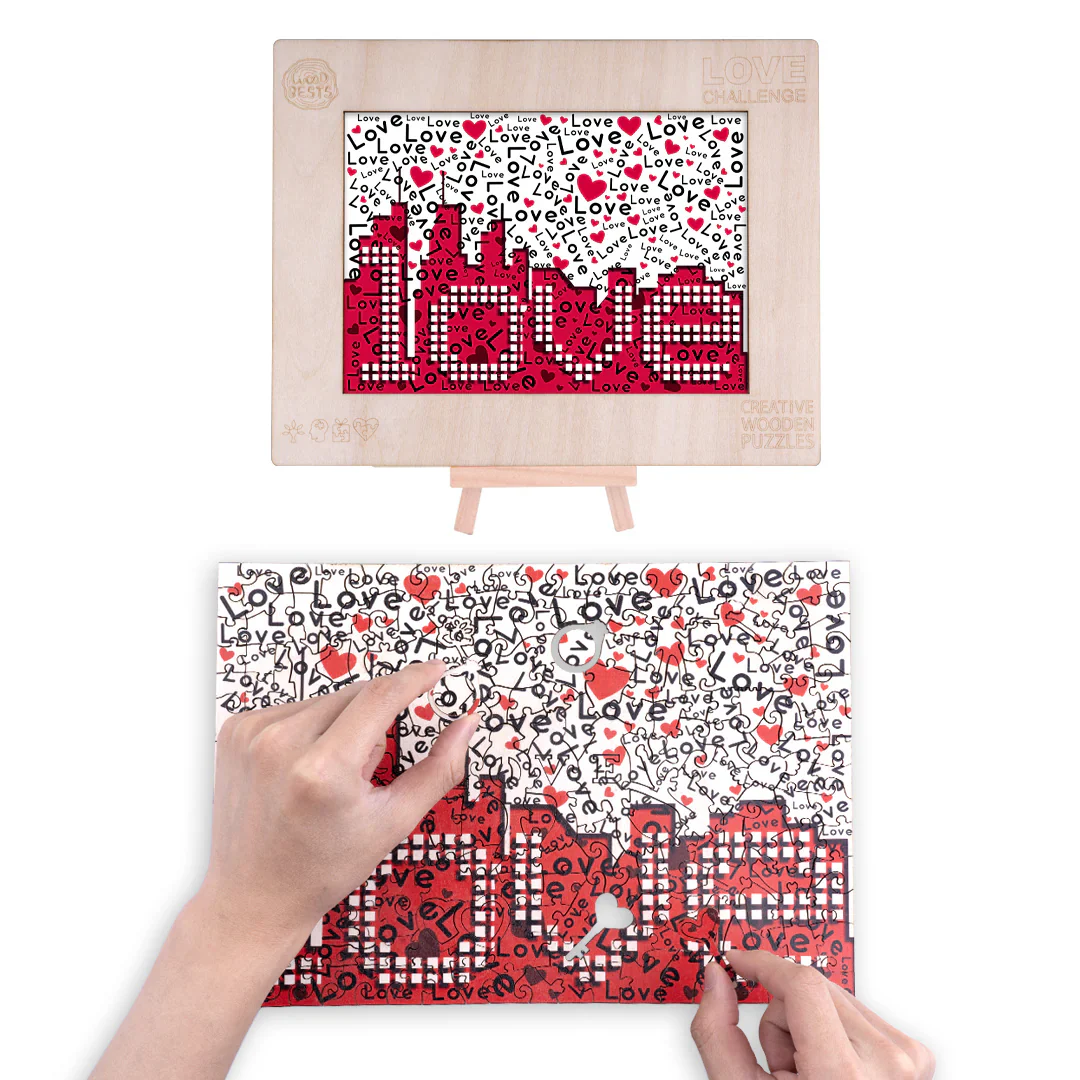 Woodbests - Love Challenge Wooden Jigsaw Puzzle (250-300pcs) - Image 2