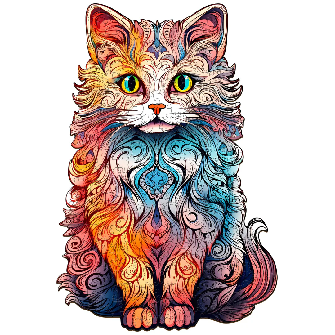Woodbests - Persian Cat-2 Wooden Jigsaw Puzzle(250-300pcs)