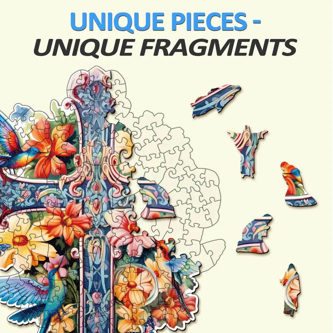 Woodbests - Blessing Cross-1 Wooden Jigsaw Puzzle (90-120pcs) - Image 3