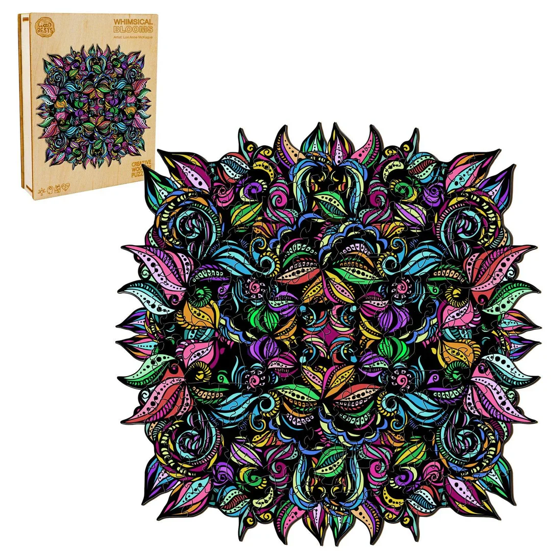 Woodbests - Whimsical Blooms - By Artist Lori Anne McKague (250-300pcs) - Image 2