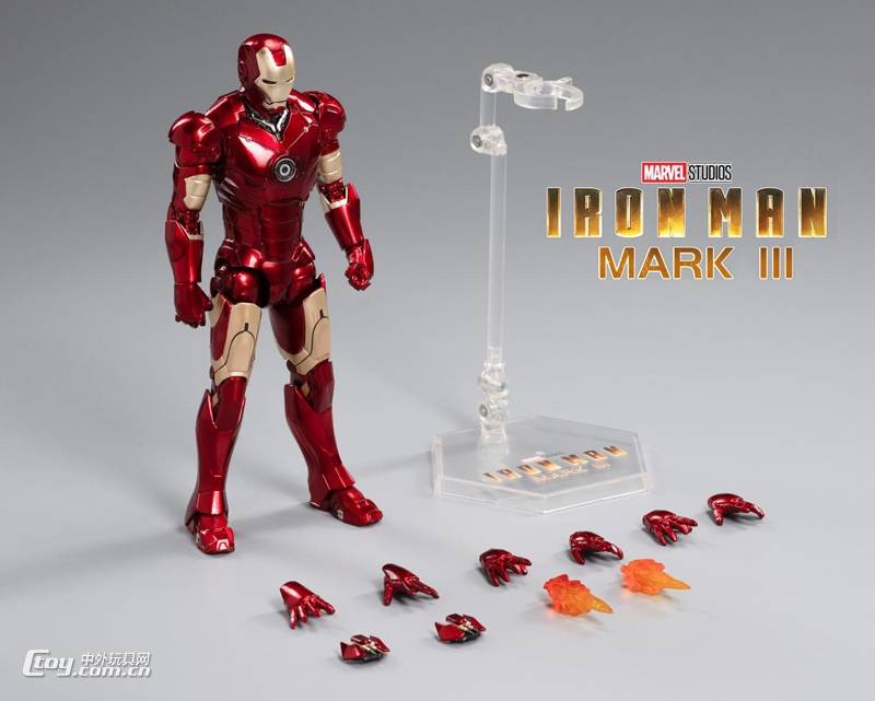 ZT Toys Marvel Avengers 1/9 Iron Man Mark 3 w/LEDs - Image 4